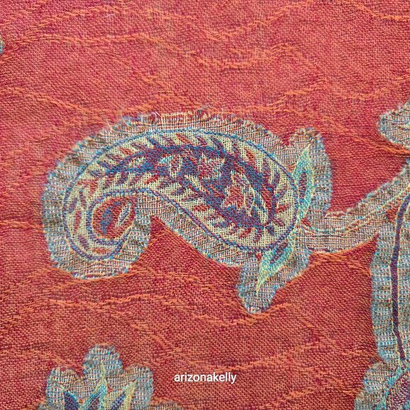 NWT Devernois Woven Wool Scarf French - Picture 10 of 15